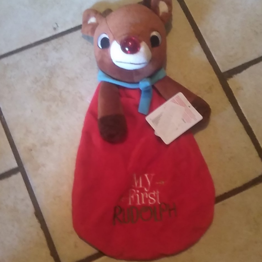 My first Rudolph - nose lights up nwt